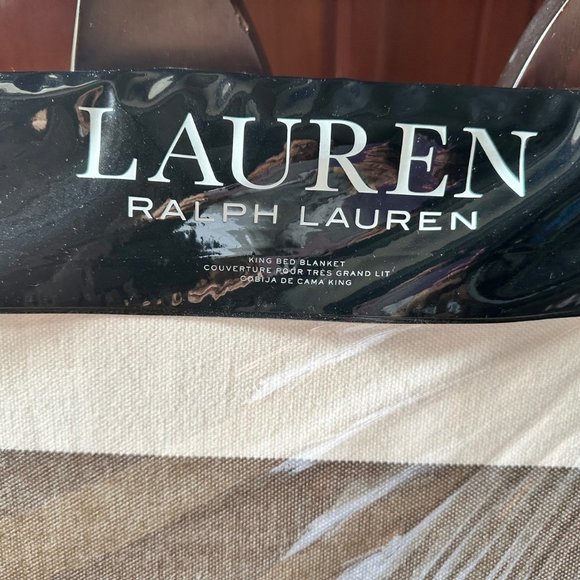 NIP $385 LAUREN RALPH LAUREN KING BED BLANKET - Picture 6 of 7